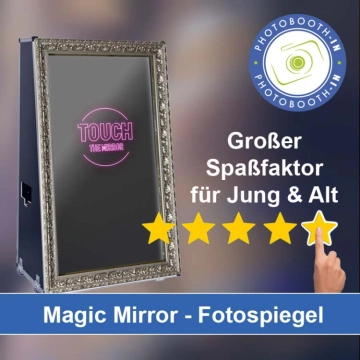 In Neckarwestheim einen Magic Mirror Fotospiegel mieten