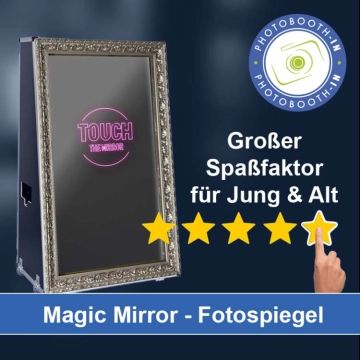 In Nersingen einen Magic Mirror Fotospiegel mieten