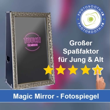 In Neuberg einen Magic Mirror Fotospiegel mieten