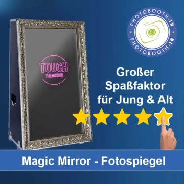 In Neubiberg einen Magic Mirror Fotospiegel mieten