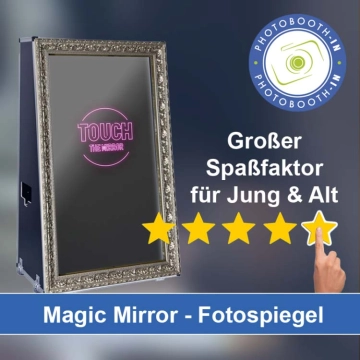 In Neubrandenburg einen Magic Mirror Fotospiegel mieten