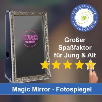 In Neuburg am Inn einen Magic Mirror Fotospiegel mieten