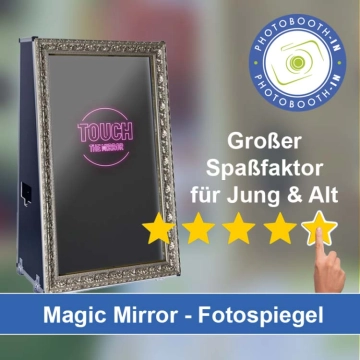 In Neuenbürg einen Magic Mirror Fotospiegel mieten