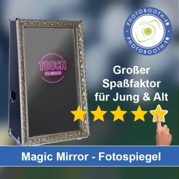In Neufahrn bei Freising einen Magic Mirror Fotospiegel mieten