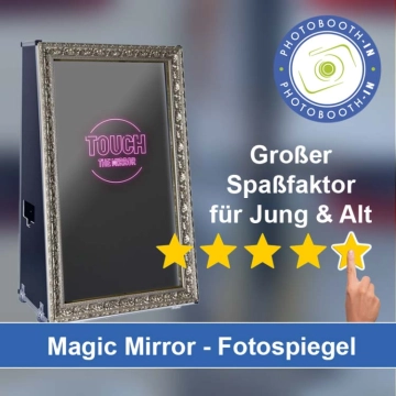 In Neufahrn in Niederbayern einen Magic Mirror Fotospiegel mieten