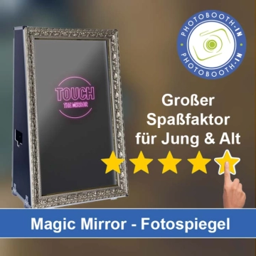 In Neuhausen auf den Fildern einen Magic Mirror Fotospiegel mieten