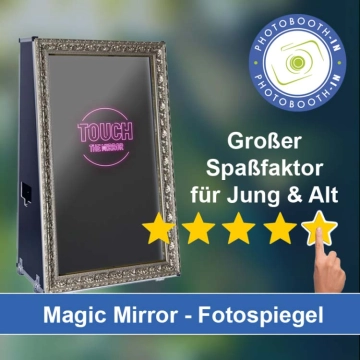 In Neuhausen ob Eck einen Magic Mirror Fotospiegel mieten