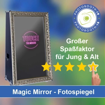 In Neukirchen/Erzgebirge einen Magic Mirror Fotospiegel mieten