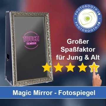 In Neumünster einen Magic Mirror Fotospiegel mieten