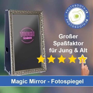 In Neunburg vorm Wald einen Magic Mirror Fotospiegel mieten