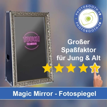 In Neuss einen Magic Mirror Fotospiegel mieten