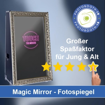 In Neustadt an der Aisch einen Magic Mirror Fotospiegel mieten