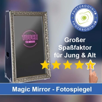In Neustadt an der Waldnaab einen Magic Mirror Fotospiegel mieten