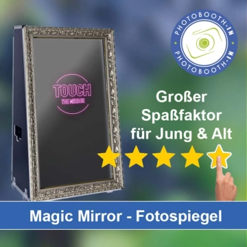 In Neustadt-Dosse einen Magic Mirror Fotospiegel mieten