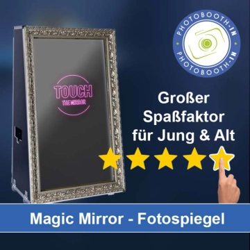 In Neustadt-Glewe einen Magic Mirror Fotospiegel mieten