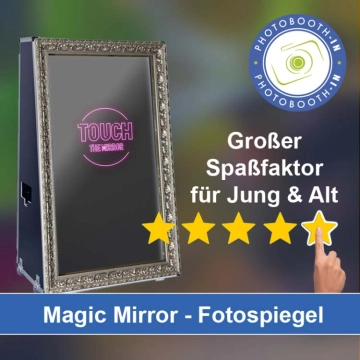 In Neustrelitz einen Magic Mirror Fotospiegel mieten