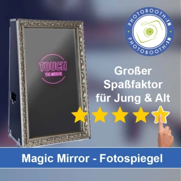 In Niddatal einen Magic Mirror Fotospiegel mieten