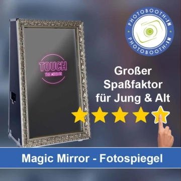 In Nidderau einen Magic Mirror Fotospiegel mieten
