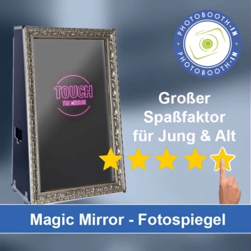 In Niebüll einen Magic Mirror Fotospiegel mieten