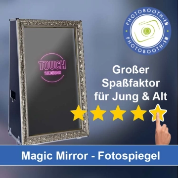 In Niedenstein einen Magic Mirror Fotospiegel mieten