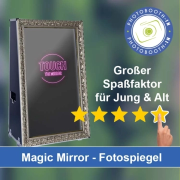 In Niederer Fläming einen Magic Mirror Fotospiegel mieten