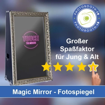 In Niedergörsdorf einen Magic Mirror Fotospiegel mieten