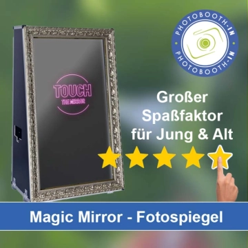 In Niedernberg einen Magic Mirror Fotospiegel mieten