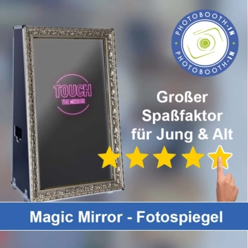 In Nienburg (Saale) einen Magic Mirror Fotospiegel mieten