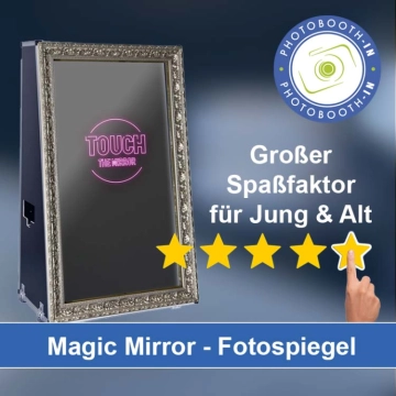In Niestetal einen Magic Mirror Fotospiegel mieten