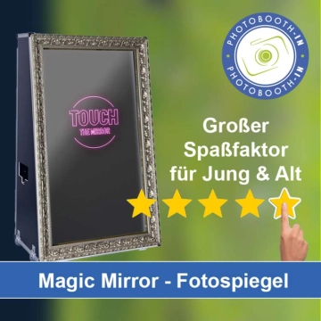 In Nortorf einen Magic Mirror Fotospiegel mieten