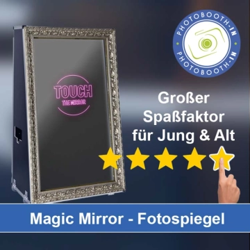 In Notzingen einen Magic Mirror Fotospiegel mieten