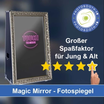In Nüdlingen einen Magic Mirror Fotospiegel mieten