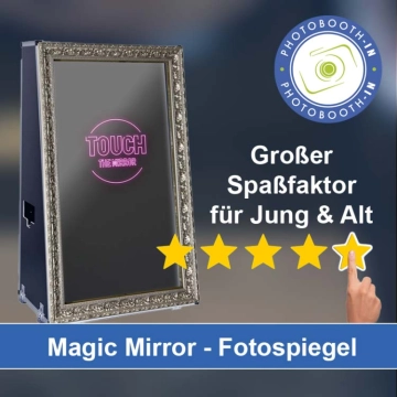 In Nünchritz einen Magic Mirror Fotospiegel mieten