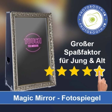 In Oberammergau einen Magic Mirror Fotospiegel mieten