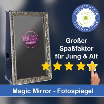In Oberderdingen einen Magic Mirror Fotospiegel mieten