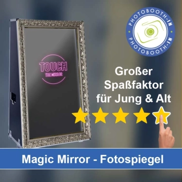 In Oberhaching einen Magic Mirror Fotospiegel mieten