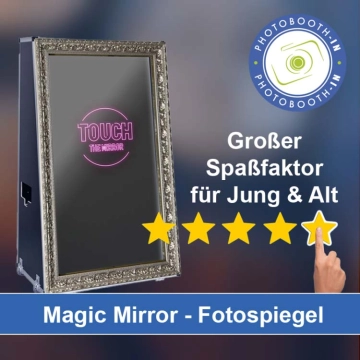 In Oberhausen einen Magic Mirror Fotospiegel mieten