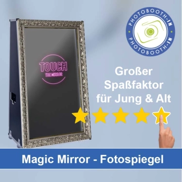 In Oberlungwitz einen Magic Mirror Fotospiegel mieten