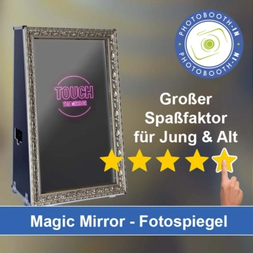 In Obermichelbach einen Magic Mirror Fotospiegel mieten