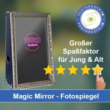 In Obernkirchen einen Magic Mirror Fotospiegel mieten
