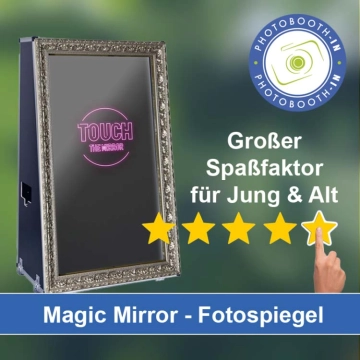 In Oberschleißheim einen Magic Mirror Fotospiegel mieten