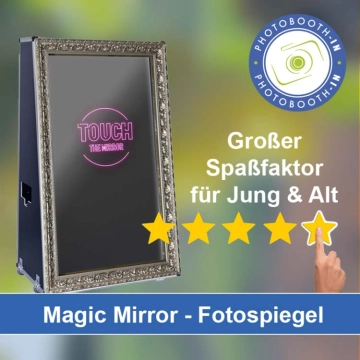 In Oberteuringen einen Magic Mirror Fotospiegel mieten
