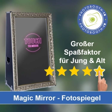 In Obertshausen einen Magic Mirror Fotospiegel mieten