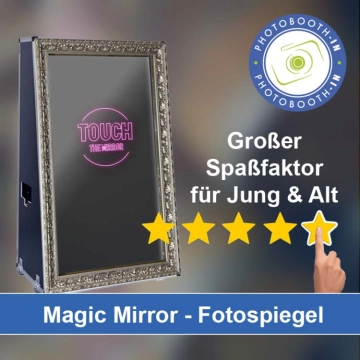 In Oberviechtach einen Magic Mirror Fotospiegel mieten