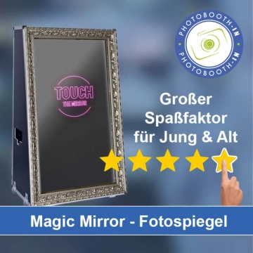 In Oedheim einen Magic Mirror Fotospiegel mieten