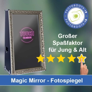 In Öhringen einen Magic Mirror Fotospiegel mieten