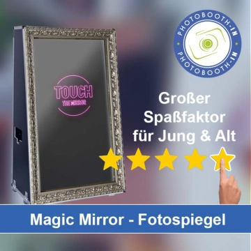 In Oelsnitz/Erzgebirge einen Magic Mirror Fotospiegel mieten