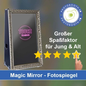 In Oelsnitz-Vogtland einen Magic Mirror Fotospiegel mieten