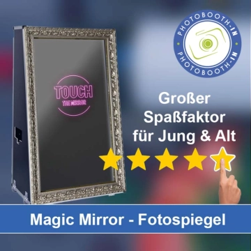 In Oerlenbach einen Magic Mirror Fotospiegel mieten