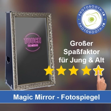 In Ötigheim einen Magic Mirror Fotospiegel mieten